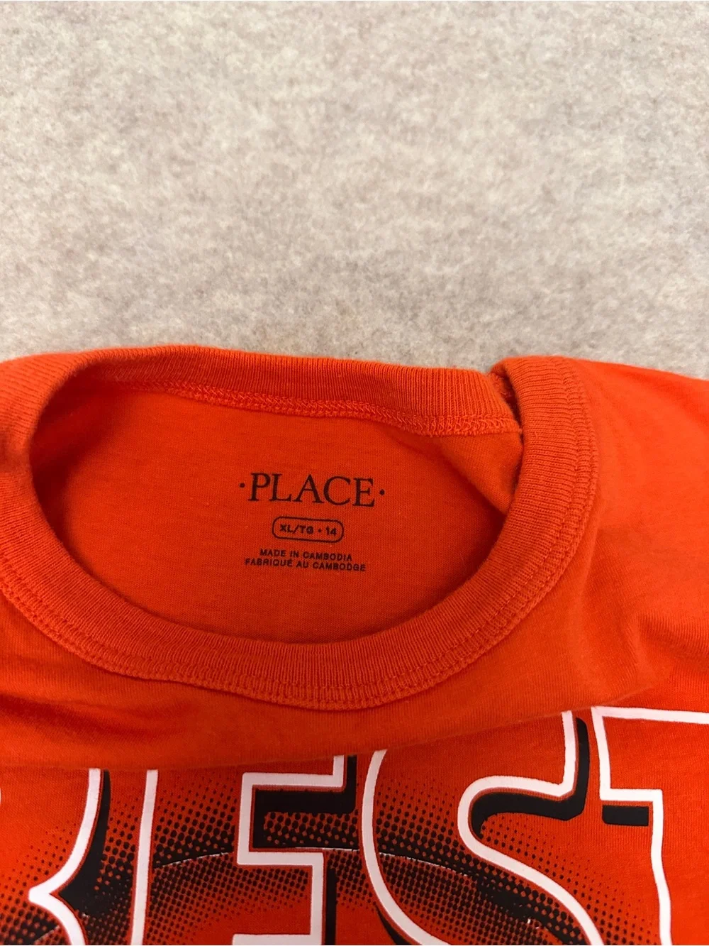 The Children’s Place Boy’s Short Sleeve Graphic T-Shirt Bundle Size XL